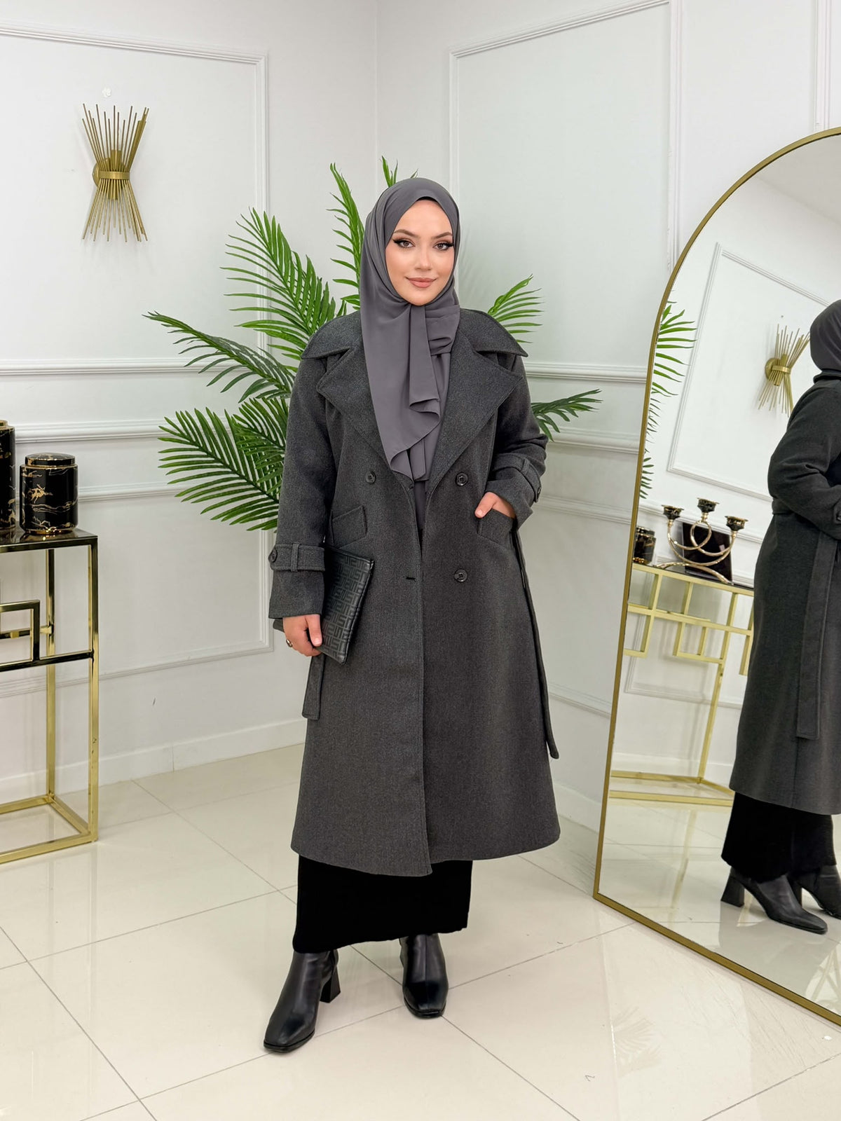كوت مميز وأنيق مبطن بالكامل L-9899