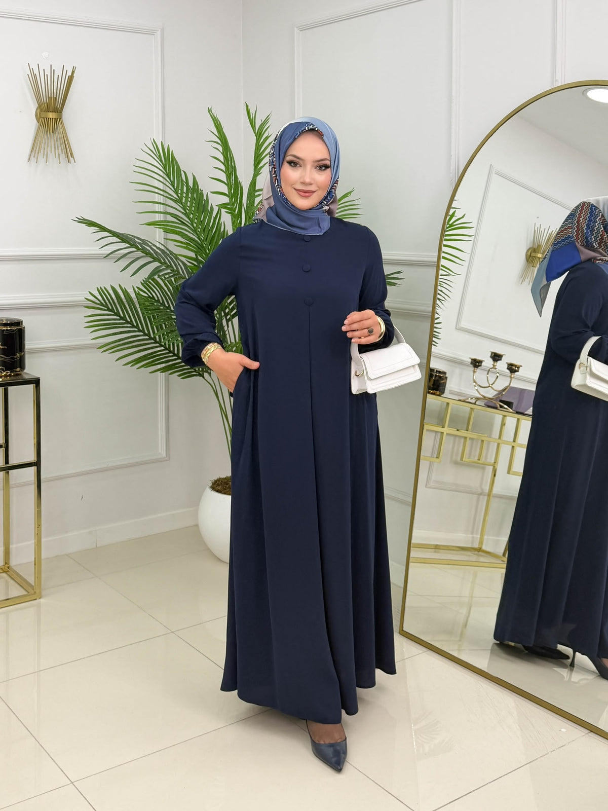 فستان صيفي بتصميم راقٍ ولمسة أنوثة L-1002
