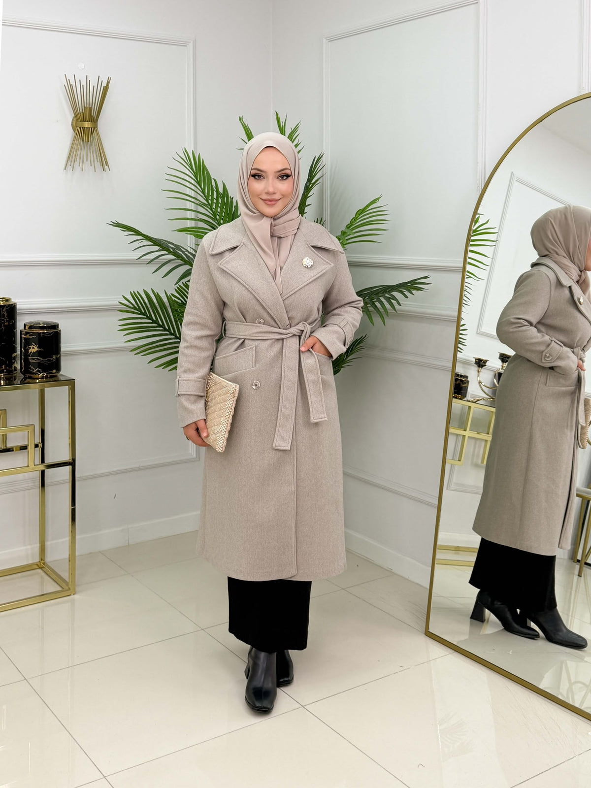 كوت مميز وأنيق مبطن بالكامل  L-9899