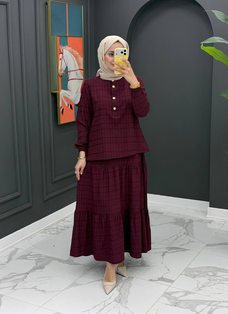 طقم تنوره نازك وانيق H-1761