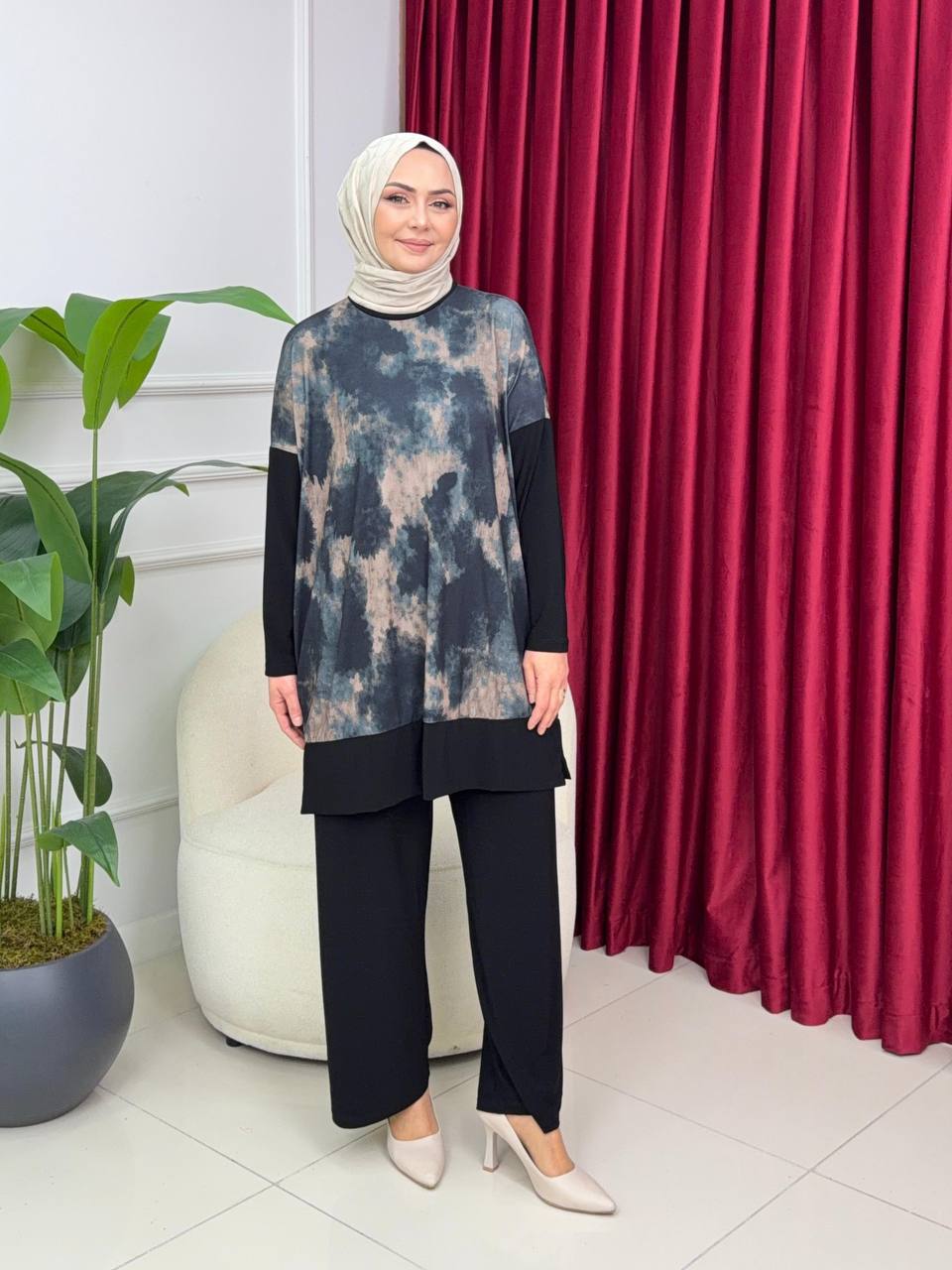 طقم قطعتين بألوان صيفيه L-4004