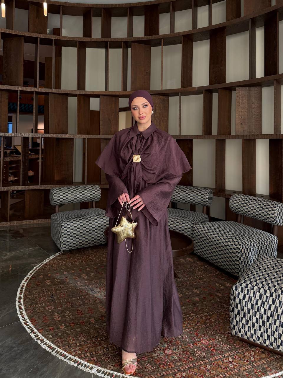 هالفستان من مفضلات كل محجبة K-5026
