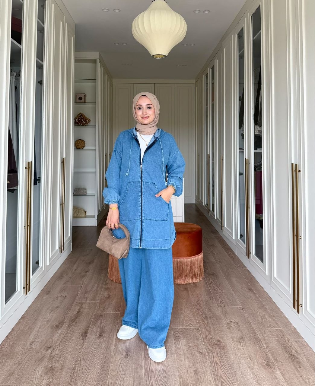 H-1908 طقم جينز محتشم
